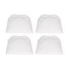 4PK Culinary Kitchen Umbrella Mesh Cover Food Protector Lid 60cm Clear
