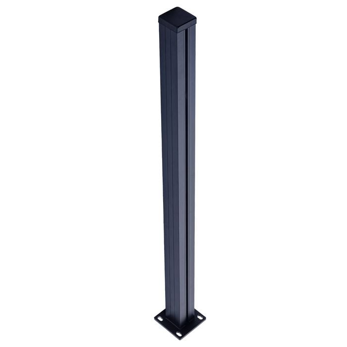 Strol 2400mm SereneScreen Post With Base Plate