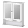 Levede 2 Door  Bathroom Mirror Cabinet - White