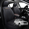 Car Seat Cover for Toyota LandCruiser 200 2012 - 2021 (GX GXL) - Black-Front Only