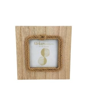 Urban Kiana Wooden 4x4" Photo Frame Home Decor Display - Natural