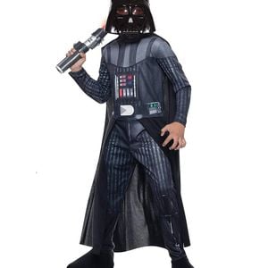 Darth Vader Child Halloween Costume with Jumpsuit Cape and Mask by Star Wars, Small