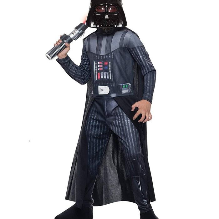 Darth Vader Child Halloween Costume with Jumpsuit Cape and Mask by Star Wars, Small