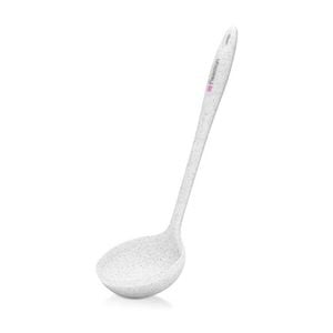 Fissman Silicone Soup Ladle BIANCA Series Heat Resistant White 32cm
