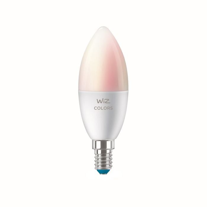 Wiz LED C37 E14 470 Lumen RGB Smart Candle - 1 Pack