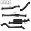 Ignite Exhausts Turbo Back For Toyota Hilux 3l D4d 3" No Cat With Muffler 409 Stainless Steel