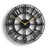 Newgate Warehouse Wall Clock-black