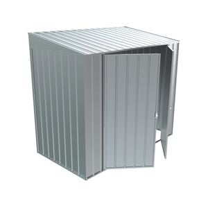 Build-a-Shed 1.2 x 2.3 x 2.0m Zinc Skillion Double Hinged Side Door Shed