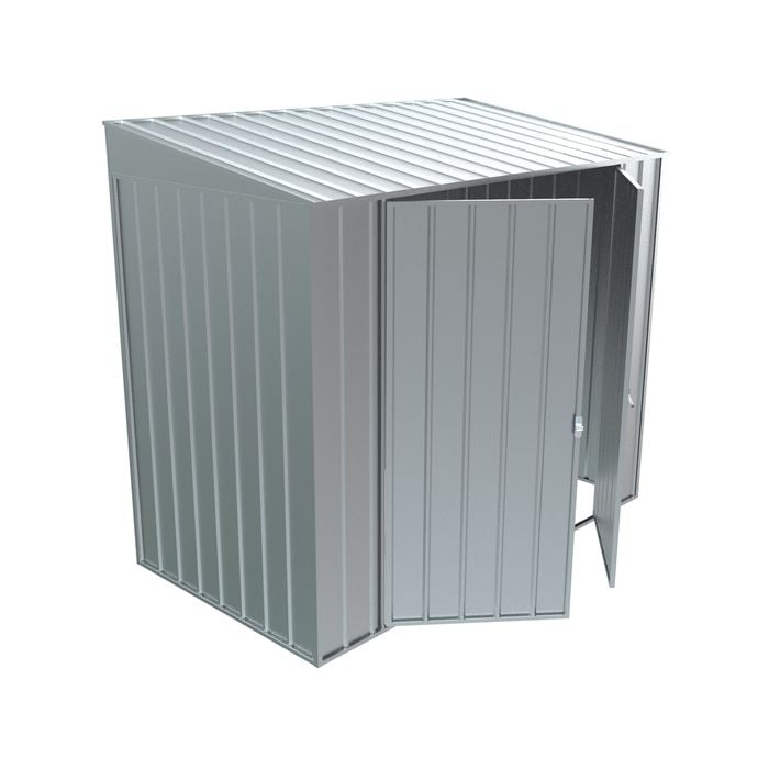 Build-a-Shed 1.2 x 2.3 x 2.0m Zinc Skillion Double Hinged Side Door Shed