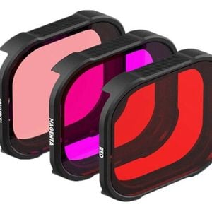 Polarpro Divemaster 3-pack Filter Kit For Gopro Hero9/10/11/12/13 Black Protective Housing