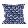 Maine & Crawford Holmes 50x50cm Reverse Print Cotton Cushion Pillow Decor Blue