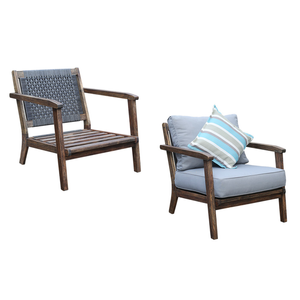 QFurniture The Saigon Armchair Set Natural