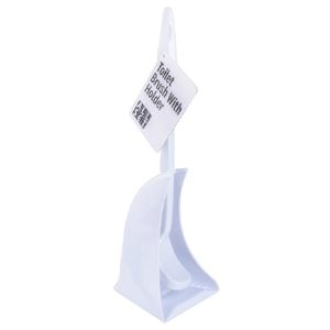 All Set White Toilet Brush Set