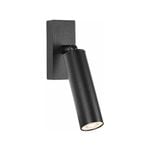 Brilliant Black Artisan Architectural Adjustable Wall Light