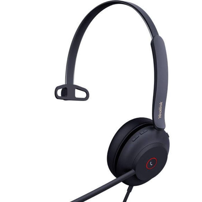 Yealink Uh37 Mono Usb Wired Headset, Uc, Usb-c, 35mm Speaker, Busylight, Leather Ear Cushion,hd Audio, 2mic Noise Killer