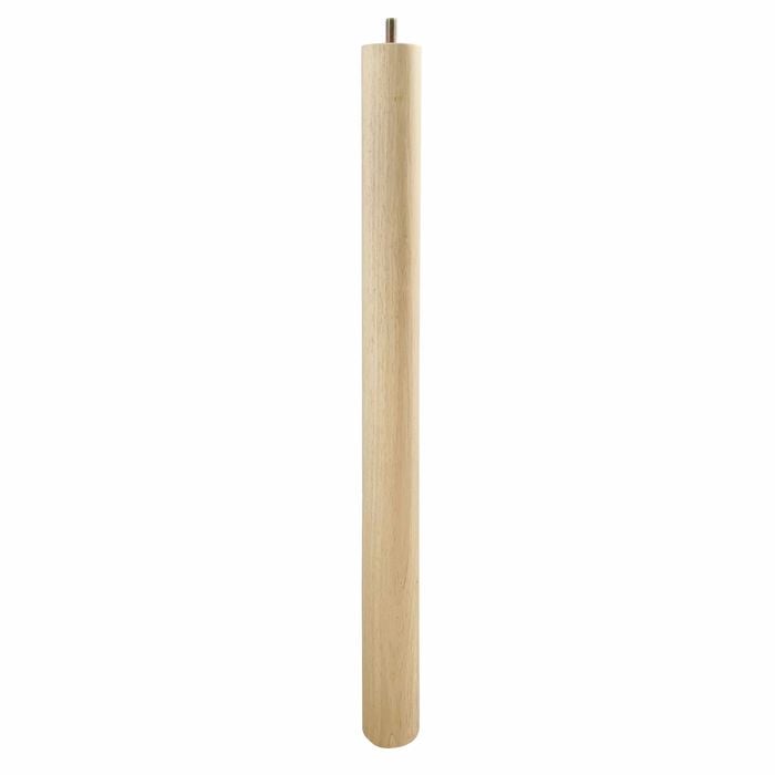 Adoored 53 x 710mm Raw Wood Round Furniture Leg