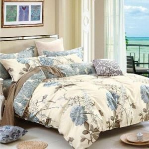 Luxor Single Dandelion Design Cotton Quilt Doona Duvet Cover Set