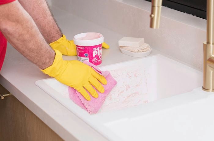 Refresh sinks and tapware naturally