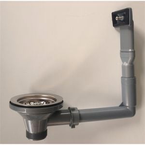 Project Strainer Waste Basket Kit with Overflow Connection