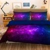 3D Purple Starry Sky 111 Bedding Set Pillowcases Quilt Duvet Cover Set Queen King