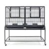 Flyline Single-Double Breeding Bird Cage for Canary Parakeet Cockatiel Lovebird Finch