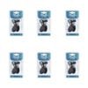 6pk Malli Sew-on Toggle Fastener Fabric/garment Fastener 1-set 40mm Assorted