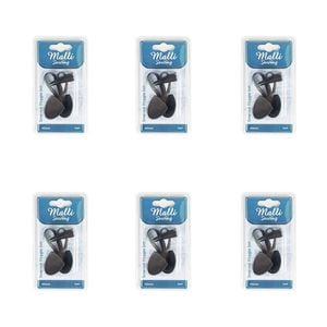 6pk Malli Sew-on Toggle Fastener Fabric/garment Fastener 1-set 40mm Assorted