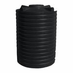 Clark Tanks 3000L Round Poly Water Tank - Charcoal