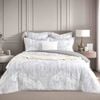 Renee Taylor Grove Jacquard European Square Pillowcase 65x65cm Charcoal