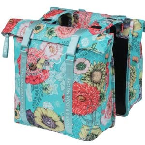 Basil Bloom Field Double Pannier Bag 28-35l Blue Blue