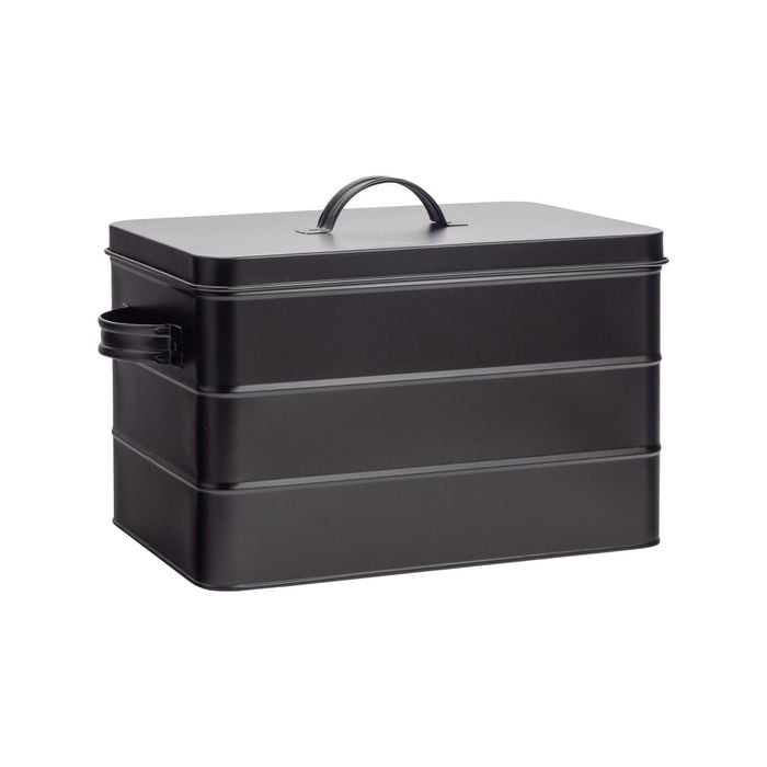 Harbour Housewares Vintage Metal Storage Canister - 15L