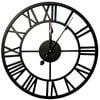 Infinity 40cm Classic Black Metal Wall Clock