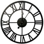 Infinity 40cm Classic Black Metal Wall Clock