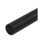 Pillar 25mm x 2m Black Curtain Rod