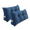 SOGA 2x 100cm Blue Wedge Bed Pillows