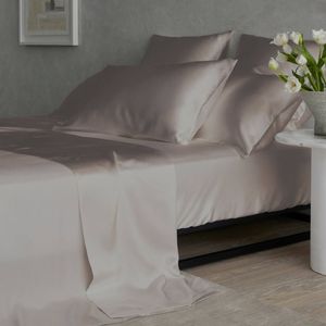 Bedding Co. Sheet Set 100% Mulberry Silk 20 Momme Soft Blush King Single