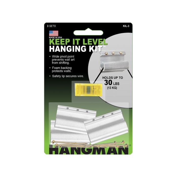 Hangman Level Picture Hanging Kit - 3 Pack