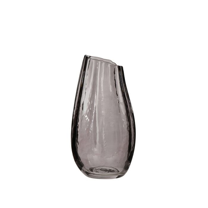 Amalfi Kaia Vase Smoke Grey 15x13.5x28cm