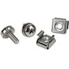 StarTech.com Rack Screws - 20 Pack - Installation Tool - 12 mm M5 Screws - M5 Nuts - Cabinet Mounting Screws
