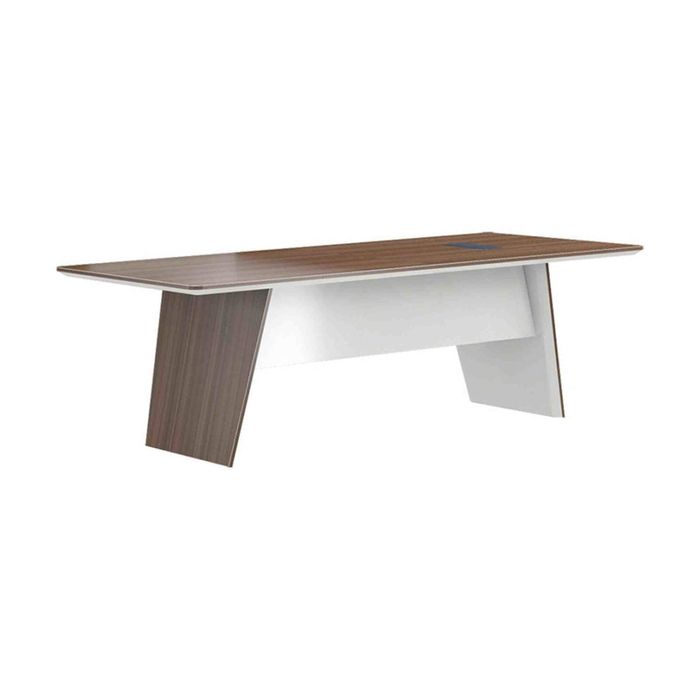 Modern Furniture ANDERS Boardroom Table 240cm - Hazelnut & Beige