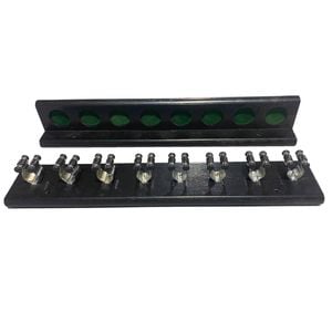 Sportivo Di Vinci Timber Pro 2 Pieces Billiards Wall Cue Rack 8 Cues Black Finish