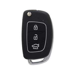 The Key Warehouse 3 Button HNY17 Remote Flip Key Remote Housing to suit Hyundai iX45, i20, Santa Fe/Elantra - Various Years