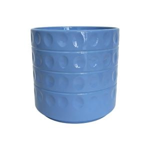 Astin Sinclair 155 x 165mm Cashmere Blue Dots Ceramic Pot