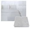 Bloomington Tuberose Satin Embroidery Quilt Cover Set White Double