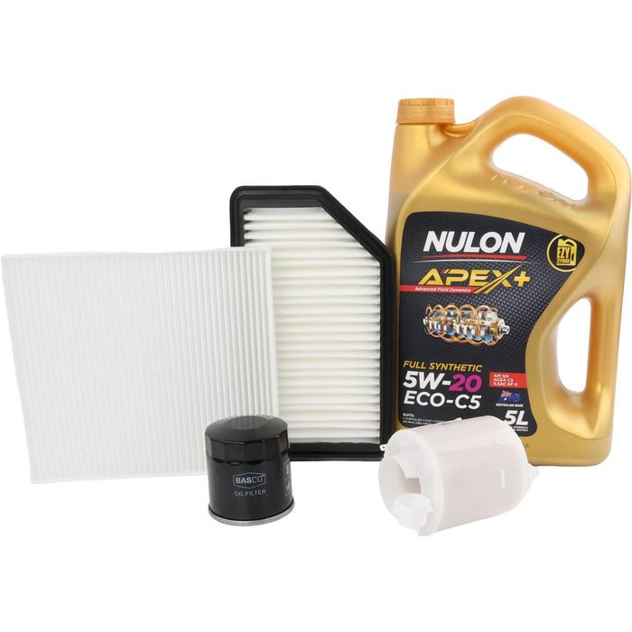 Oil Air Fuel Cabin Filter Kit For Hyundai Accent Rb 1.6l Petrol G4fc 2011~2014