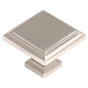 Kaboodle Brushed Nickel Turbo Knob Kitchen Handle