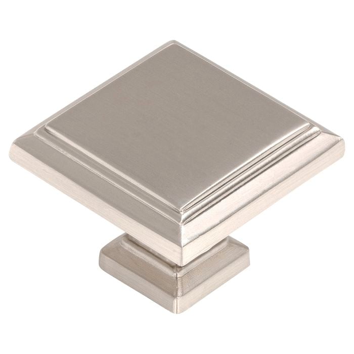 Kaboodle Brushed Nickel Turbo Knob Kitchen Handle
