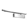 Zanda 75mm Silver Slimline Closer Cover & Slide Aremset Door Closer