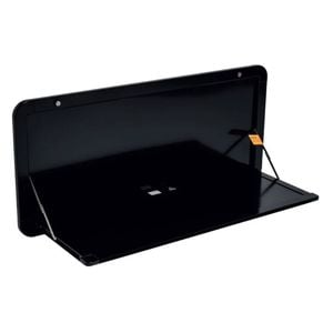 Black 502mm x 1200mm Lifestyle Table Folding Flip Down for Caravan, RV Picnic