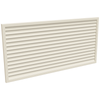 ProtectorAl 1001-2000W X 300-1000H Surfmist Aluminium Welded Louver Panel Horizontal 5mm overlap